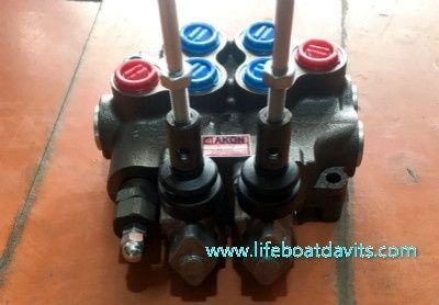 Free Fall Lifeboat Davit Manifold Valve And Operation Valve